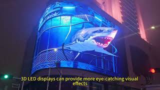 What are the application scenarios of 3D LED display screens? #led #3d #display