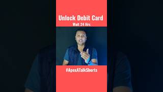 Unblock debit card #shorts #unblockdebitcard