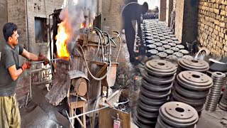 What it takes to cast a Metal part in a casting factory || Honda Disc Brake Making full Process .