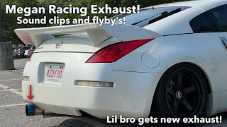 Megan Racing Exhaust on a 08 350Z HR compared to the Apex’i N1 Exhaust