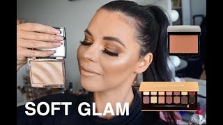 SOFT GLAM MAKEUP LOOK | NEW ANASTASIA BEVERLY HILLS PALETTE, BRONZER & AMREZY HIGHLGHTER