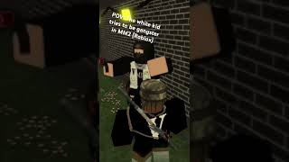 POV: The white kid tries to be gangster in MM2 (Roblox)