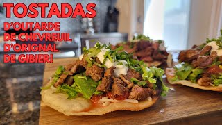 Tostadas d'outarde, de chevreuil, d'orignal, bref, de gibier! Recette de chasse