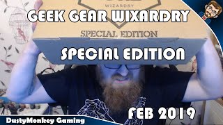 Geek Gear Wizardry Special Edition Unboxing February 2019 + GIVEAWAY!