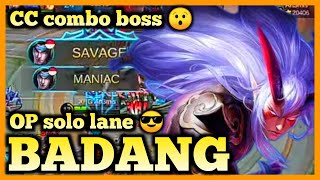 BADANG SAVAGE GAMEPLAY | BADANG BEST BUILD 2020 | MOBILE LEGENDS |META FIGHTER | MLBB, GAMEPLAY