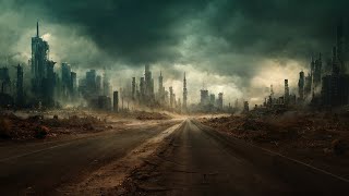 Post Apocalypse Ambience & Sounds | Nuclear Winter White Noise Apocalyptic Abandoned City | 12 Hr 4K