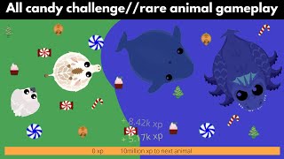 Christmas challenge - getting to 5m with only candies in mope.io