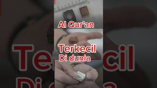 Wow ada Al Qu'ran Terkecil Di dunia, allahuakbar sungguh Alloh menjaga alquran#alquran #allohuakbar