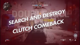 CLUTCH COMEBACK!! -  Modern Warfare Search And Destroy on Shoot House