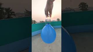 Balloon science experiment/easy science experiment#e_bull_jet #short #yt