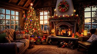 Cozy Christmas Ambience - Christmas Bossa Nova Music & Fireplace Sounds for Sleeping, Relaxation