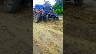 #short :- Powertrac loading soil in farmtrac Tractor after lifting High#shortvideo #ytshorts #yt