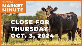 Cattle were mixed Thursday | Closing Market Minute