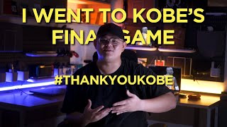 I went to Kobe's Final Game and here's my experience | RIP MAMBA #thankyoukobe