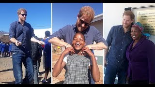 Prince Harry returns to Lesotho in emotional visit to children’s community hall