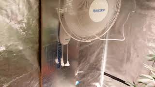 How to mount a wall fan in a tent best  method