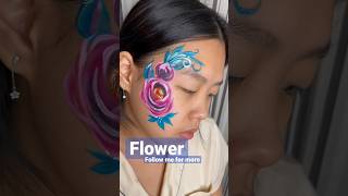 🌸 #facepainting #facepaint #tutorial #nyc #drawing #art #tutorialreels #tutorials #flowers #peony