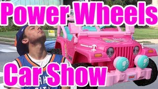 Power Wheels in a Car Show