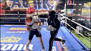 SPARRING AT THE BOXING GYM!!!