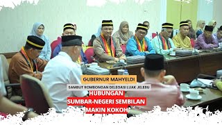 Gubernur Mahyeldi Ingin Hubungan Sumbar-Negeri Sembilan Makin Kokoh