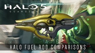 Halo 5: Guardians - Fuel Rod Cannon Comparisons (Halo 1-5)