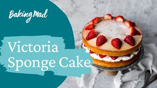 How to Make a Victoria Sponge Cake | Baking Mad