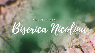 Program Dimineata 28.07.2024 Biserica Nicolina 2024