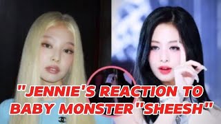 Jennie’s  reaction to BABYMONSTER's sheesh" at  2NE1’s Concert Becomes a Hot Topic #jennie