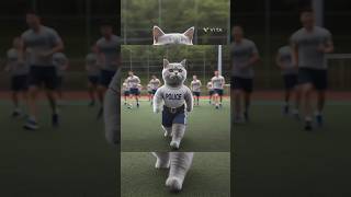 police Cat story fighting #shorts #trending #ytshorts #kitten #cute #catlover #popular