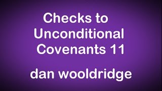 Checks to Unconditional Covenants 11 - BIAS