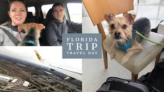 Florida Trip Vlog - Nov/Dec 2019 - Travel Day & Flying with Dog