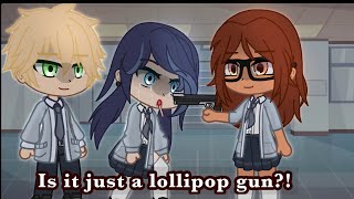 Is it just a Lollipop (g)un? 🍭✨ (MLB) || AU || fake gun ||