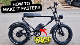 HOW TO MAKE ANY EBIKE FASTER!!!