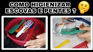 COMO HIGIENIZAR ESCOVAS E PENTES DE CABELO! Crespa por Beatriz Marques