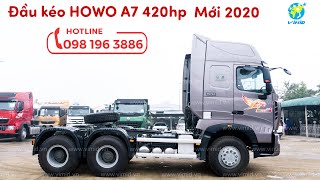 ĐẦU KÉO HOWO 420 CABIN A7 | GIÁ ĐẦU KÉO HOWO 420HP CẦU DẦU 2020  [ HOWO VIMID ]