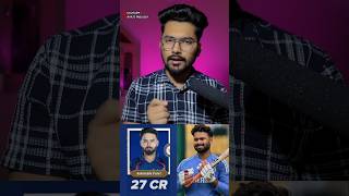 Rishabh Pant Most Expensive player | IPL Auction 2025 #shorts