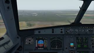 SAS Airbus A321 Landing at Edinburgh Airport | X-Plane 11