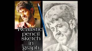 #Realistic pencil sketch in graph