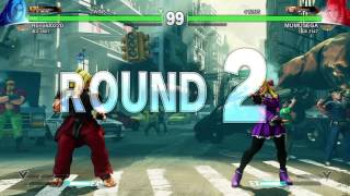 STREET FIGHTER V Ken vs Karin ranking match