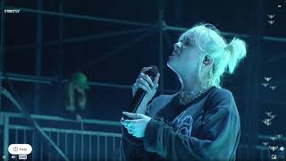 Billie Eilish Performing Ocean eyes , Firefly music festival 2021