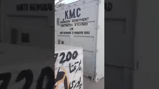 Naya nazimabad Qalandariya Flyover joint venture of kmc & jcl container office arrived at north