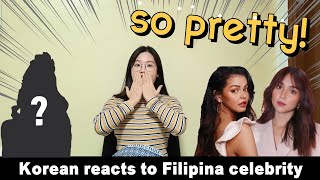 Korean reacts to Filipina celebrity! Who is the prettiest Filipina celebrity?? (Philippines)