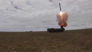 The newest Russian coastal missile system "Bastion" in action