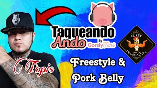 🔴Freestyle, Pork Belly, Rap, Alitas y más! | TaqueandoAndo con Topis. El Rey de las Alitas #batallas