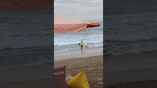 Legion Beach Bali, sunset surfing Jan 7 2024