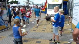 Kinderen krijgen freestyle les op Open Dag PEC Zwolle