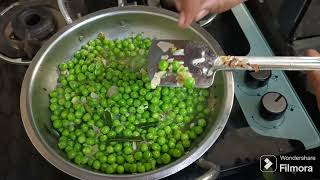 Simple & Very Tasty Green Peas Masala Fry/ Green Peas Fry / Evening snacks 🤤