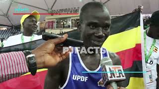 UPDF 's Amoko Innocent has crushed Senegal's Maguel with 1st round minute knock out.