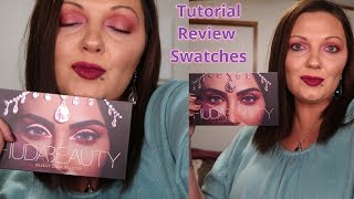 Huda Beauty Desert Dusk Tutorial Swatches and Review