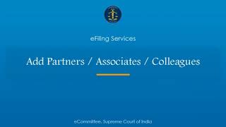 6 Adding Partner Advocates/Associates/Colleagues